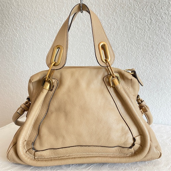 Chloe beige medium paraty bag - Picture 2 of 10